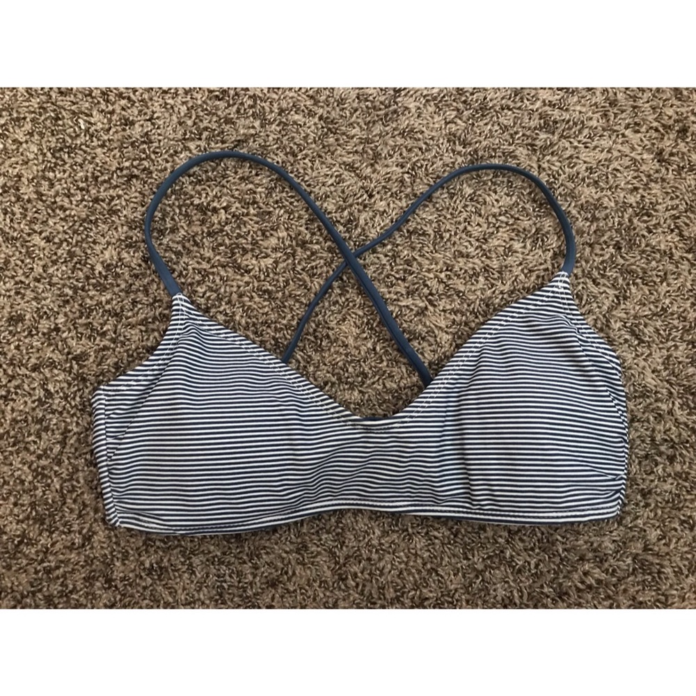 Striped Bikini Top